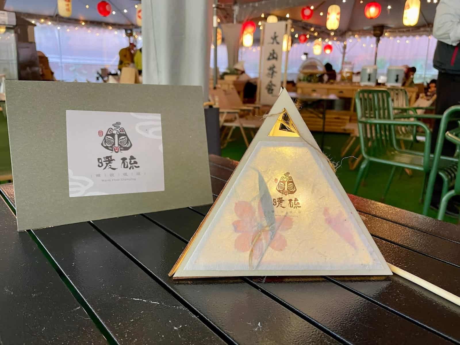手作三角燈籠成品