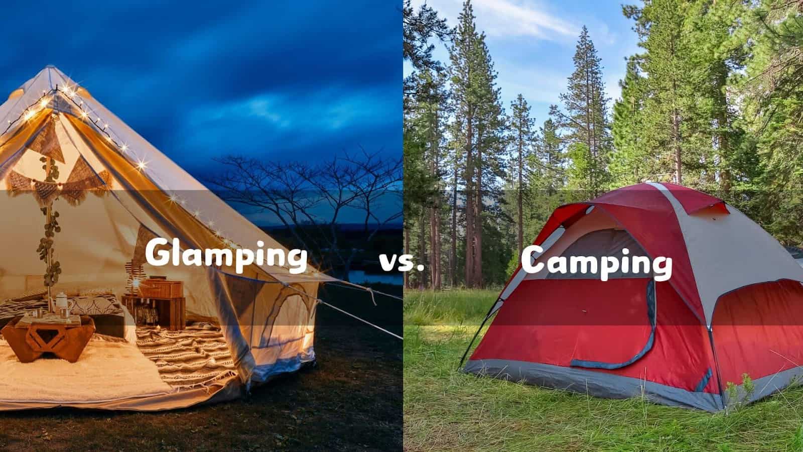 2025 Glamping 攻略指南:第一次玩 Glamping 就上手! 4 Glamping與Camping的差異比較