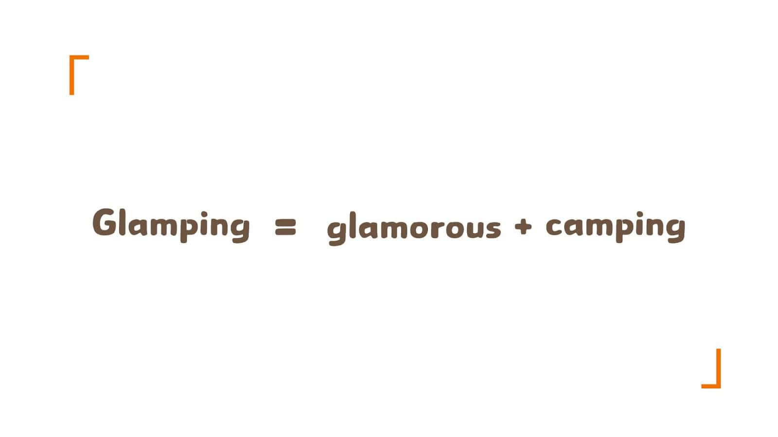 2025 Glamping 攻略指南:第一次玩 Glamping 就上手! 1 Glamping是什麼?Glamping 是 glamorous 和 camping ,這2個英文所組成。