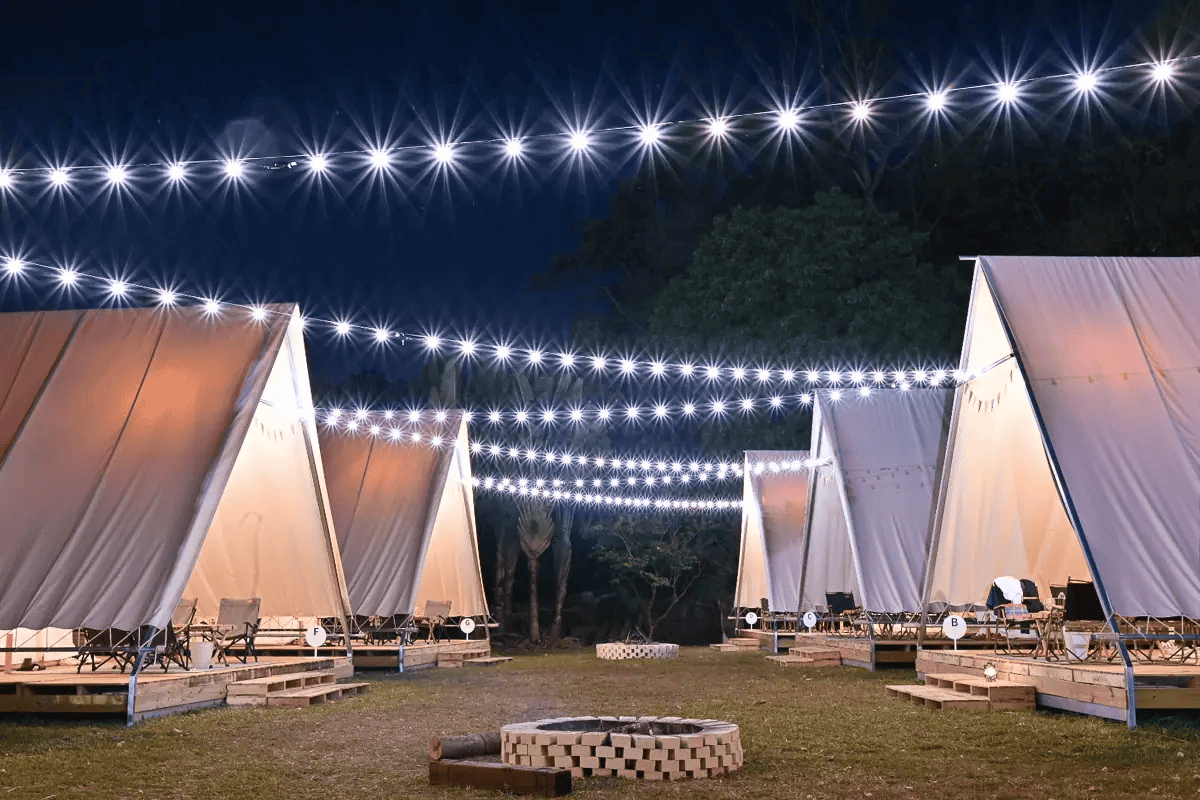 2025 Glamping 攻略指南:第一次玩 Glamping 就上手! 14 Glamping夜景