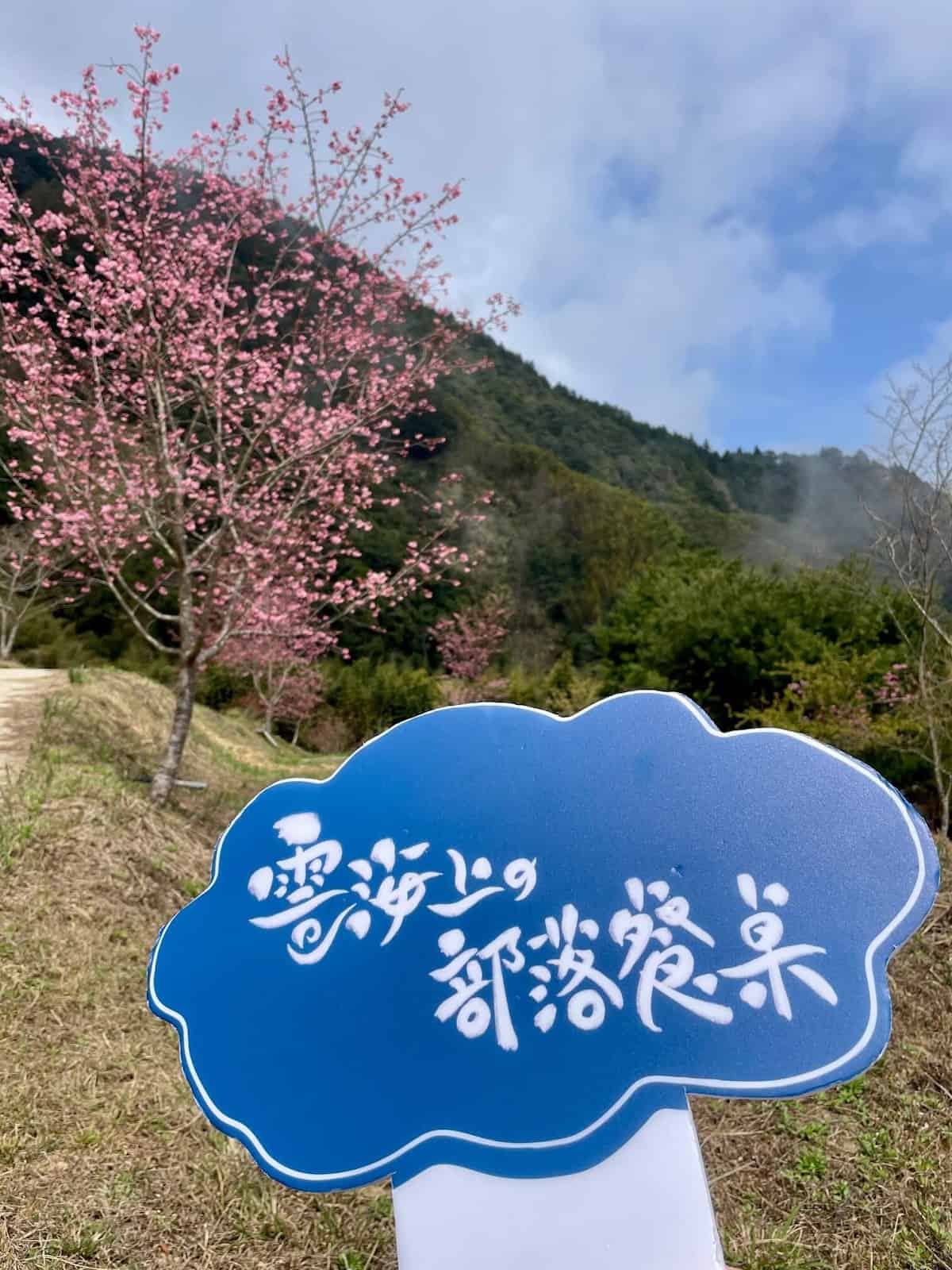 雲海上的部落餐桌