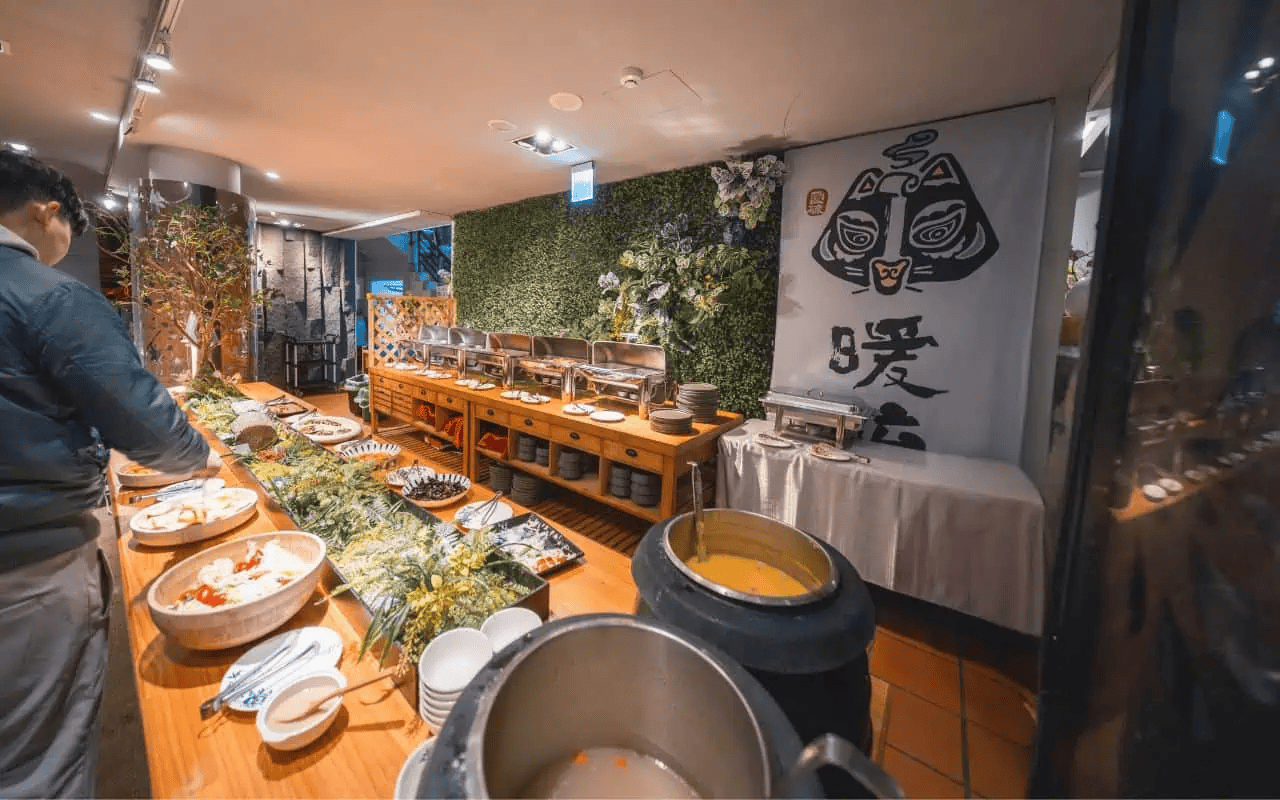 蟬說暖硫的Buffet晚餐
